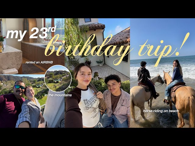 I Planned Her Perfect Birthday Weekend | 23rd birthday vlog