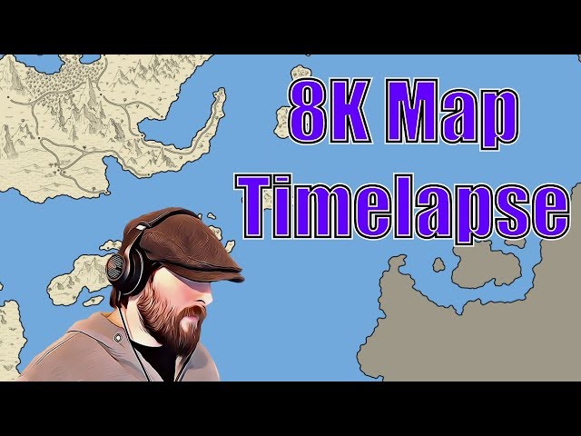 8K Map Timelapse
