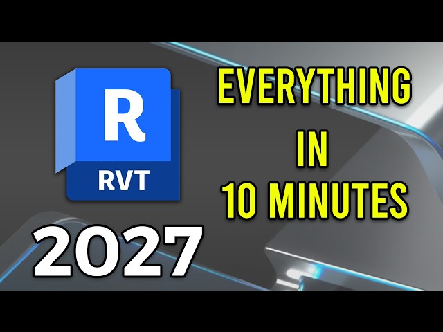 Learn Revit 2027 - Basic Tutorial for Beginners