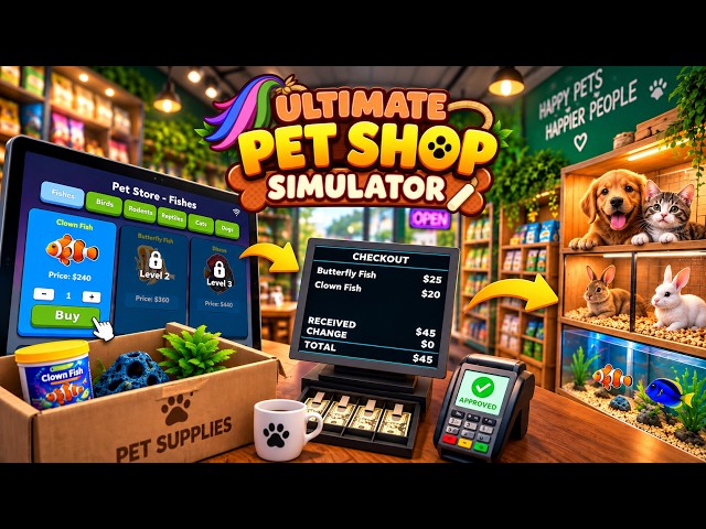 Ultimate Pet Shop Simulator Demo - First Look!