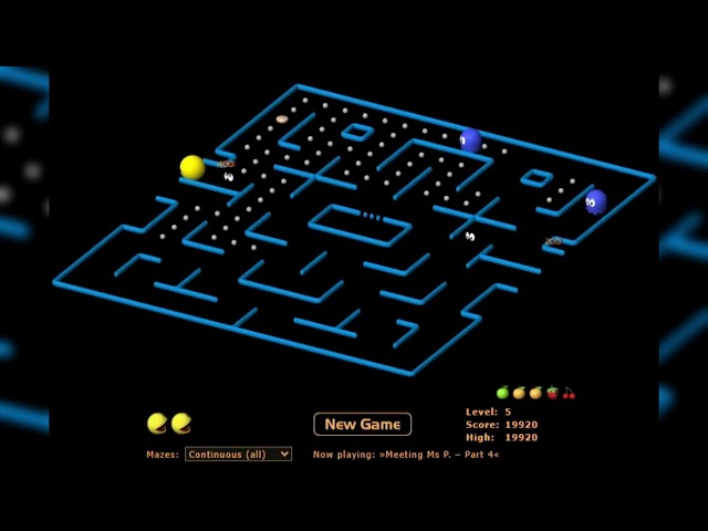 Javascript-PacMan 3D - Lightweight PAC-MAN on the Web!