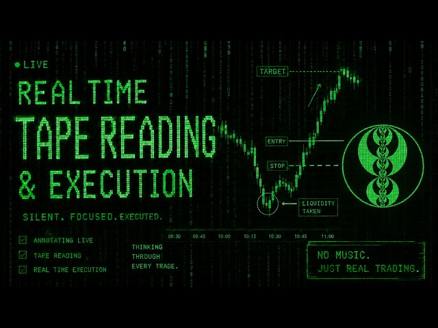 Inner Circle Trader Concepts in Action: $YM Live Execution (5M Timeframe) NY Lunch - PM Session