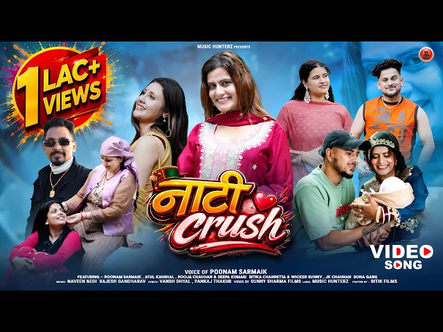 Nati Crush | Poonam Sarmaik | Latest Himachali Pahari Non Stop Song 2026 | Music HunterZ