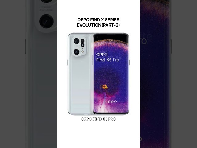 OPPO FIND X SERIES EVOLUTION #oppo #smartphone #tech