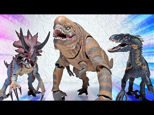 EPIC NEW DISTORTUS REX, INDORAPTOR & ULTIMASAURUS! Jurassic World Dinosaur Toys!
