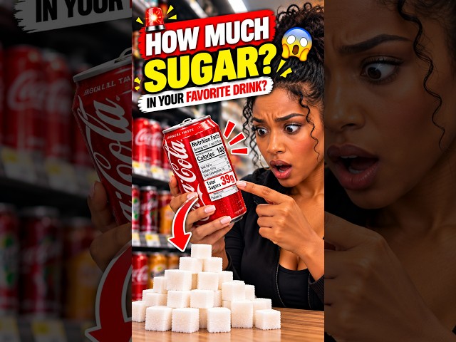 😱 Hidden SUGAR in 5 Popular Drinks! 🥤
