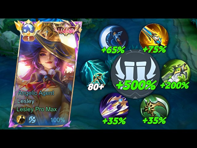 NEW META! LESLEY NEW ABNORMAL BURST CRAZY CRIT DAMAGE BUILD!🔥 (must try) | LESLEY BEST SKIN 2026