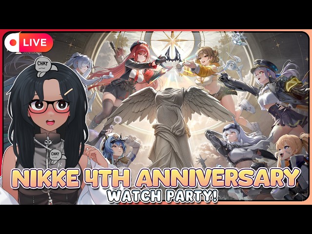 𓆰₊˚ I AM SO HYPED! 4TH ANNIVERSARY LIVESTREAM WATCH PARTY! #nikke