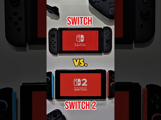 Which one actually got upgraded? 👀 Switch 1 vs. Switch2