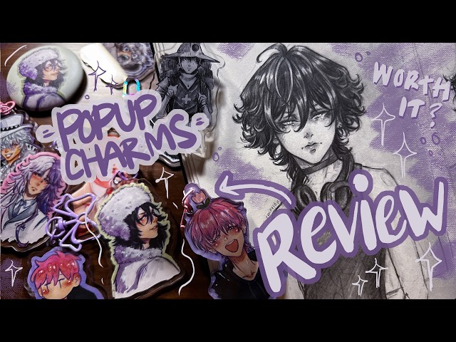 Make Your Own Merch Popup Charms Review