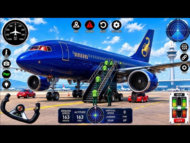 Flight Airplane City Pilot Simulator - Boeing Emergency Landing Goes Wrong 🚨✈️ - Android Gameplay