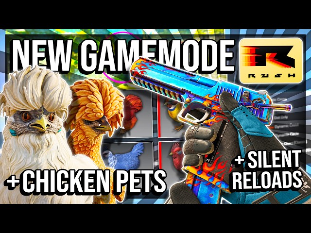NEW CS2 RUSH GAME MODE UPDATE (CHICKEN SKINS)