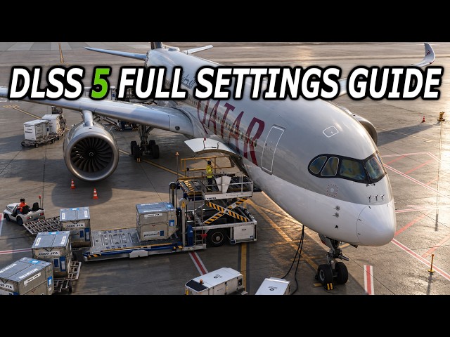DLSS 5 + MSFS 2024 - INSANE PERFORMANCE FULL SETTINGS GUIDE