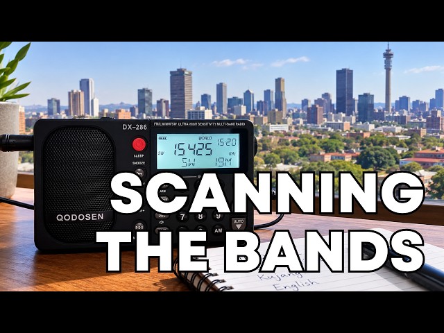 Scanning the 19, 16 and 13 metre shortwave radio bands | Korea, Guam, Brazil and more