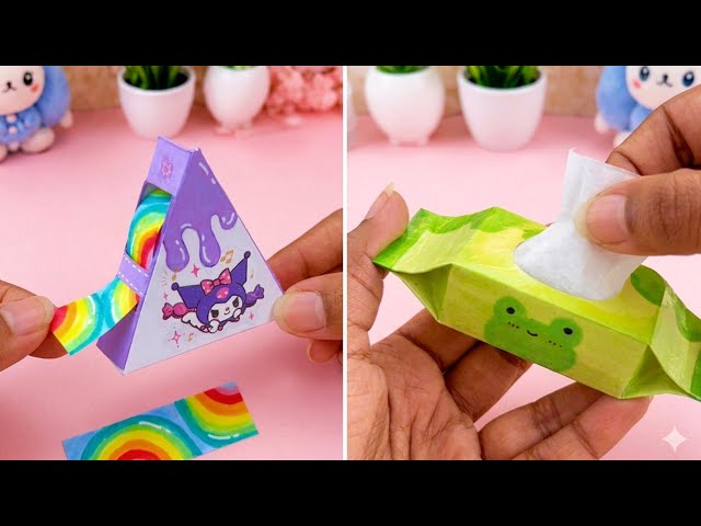 10 Easy craft ideas / miniature craft / Paper craft/ how to make /DIY school project/ Helena's Craft