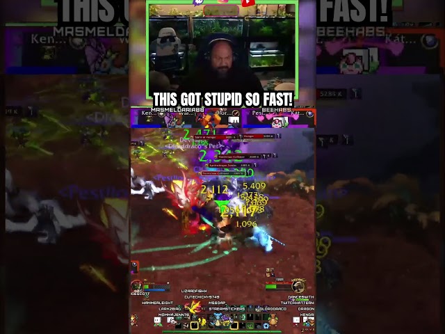 I got raided and it got so STUPID!  #clips #shorts #reels #worldofwarcraft #warcraft #wow