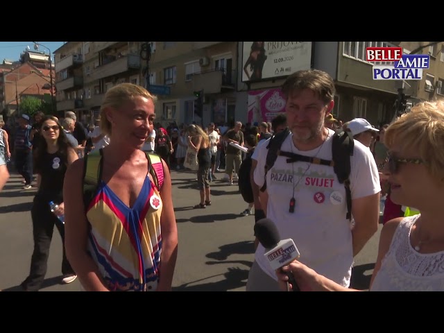 „NISI DOBRODOŠAO“: Protest protiv Vučića u Nišu, policija sprečila građane da priđu sednici SNS