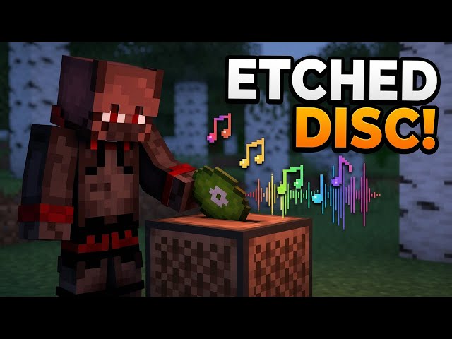Easy way to make minecraft custom music discs with mod - Etched