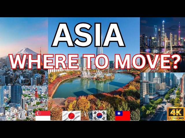 ASIA: 10 Best Countries to LIVE and WORK in ASIA (Jobs + Salary $ + Living Costs)