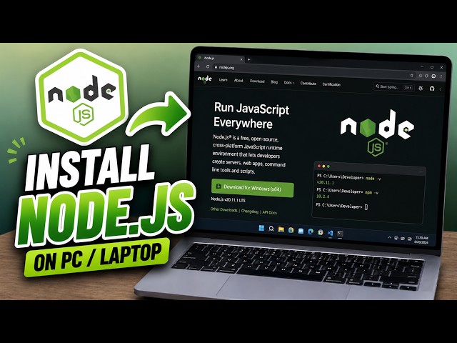 How to Install Node.js on PC & Laptop (2026)