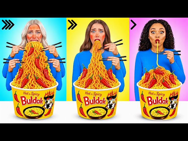 Who Eats Faster Wins a Prize Challenge | Funny Hacks for Drawing by Multi DO Challenge