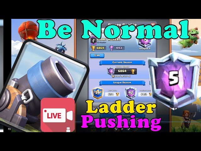 Be Normal 6864 Ladder Push | Best Mortar Bait Player EVER ???