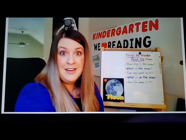 ELA, Kindergarten, May 27, Using Text Features, The Moon