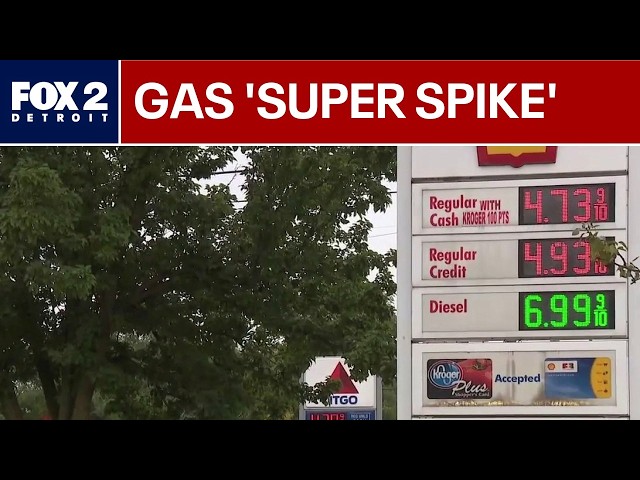 Why are gas prices spiking across Michigan?