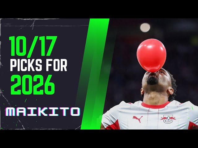 5-1 PLAYER PROP DAY My Best FIFA/Soccer bets, player props, moneylines for today October 17th 10/17