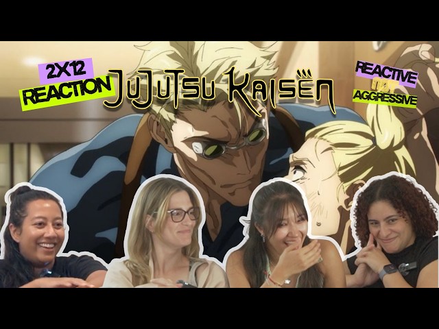 Girls first time watching Jujutsu Kaisen 2x12 | Reaction & Review | “By the ponytail 😳!!!”