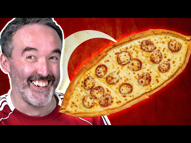 Irish People Try Turkish Pizza For The First Time (Pide)