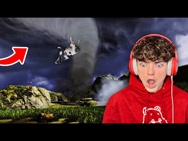 Trying To Survive A TORNADO Simulator: