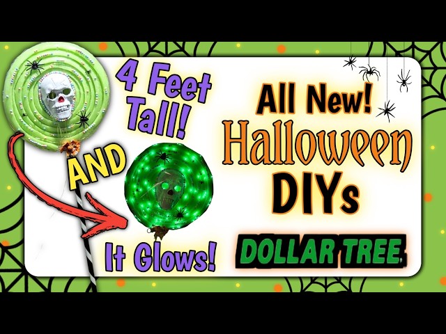 ✨ALL NEW HALLOWEEN DIYs | Dollar Tree Halloween DIYs | Indoor/Outdoor Halloween Decor