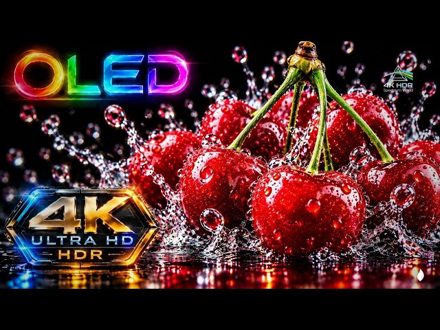 Vibrant Paint Explosion 4K HDR Dolby Vision OLED Screen Test | 60FPS TV Calibration Demo
