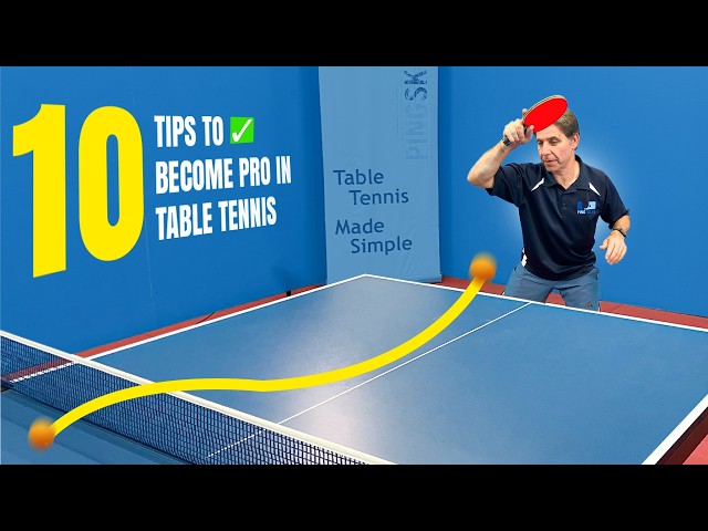 10 Table Tennis Tips to Become a Better Player