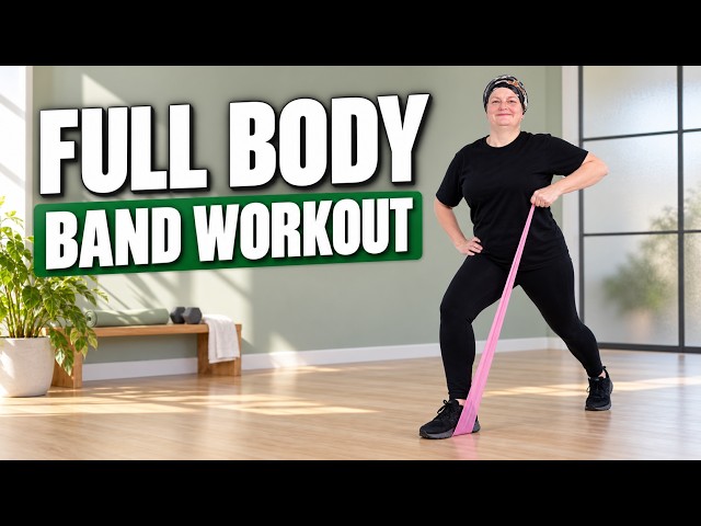 Full Body Resistance Band Workout to Feel Stronger All Over
