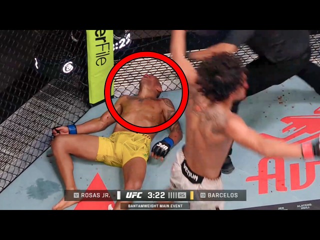 Raoni Barcelos Scary Collapse vs Raul Rosas Jr - Doctor Reacts to UFC