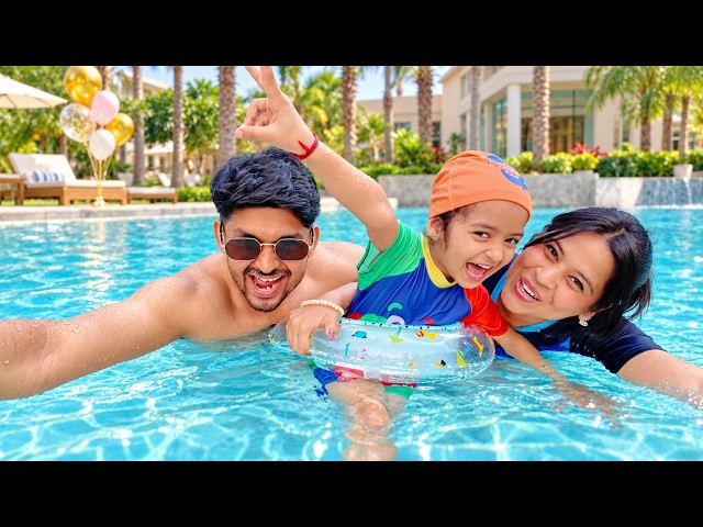 Resort Phunchte Hi Pool Mein Ghus Gye🌊🏝️ | Nitsiya TV | Vlog #237