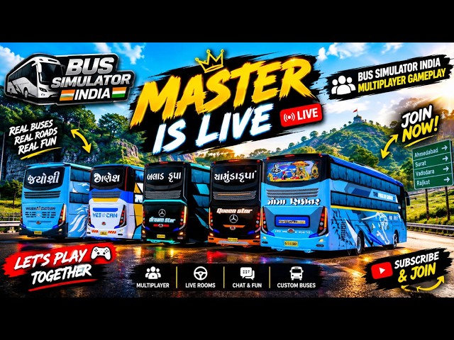 BUS SIMULATOR INDONESIA LIVE MULTIPLAYER GAMEPLAY V 3.7.1