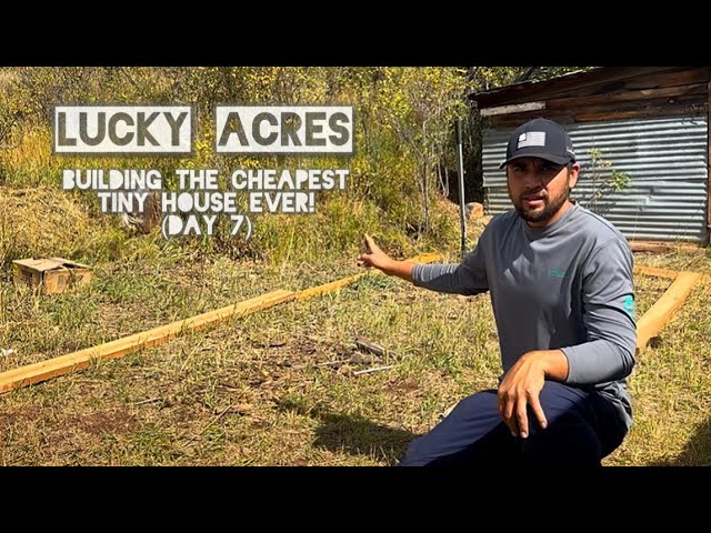 Lucky Acres: Building the Cheapest Tiny House Ever! (Day 7)