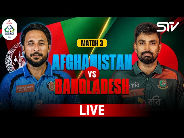 Live | Afghanistan vs Bangladesh | Match 3 | Afghanistan ODI Tri-Series 2026 | M9R1K