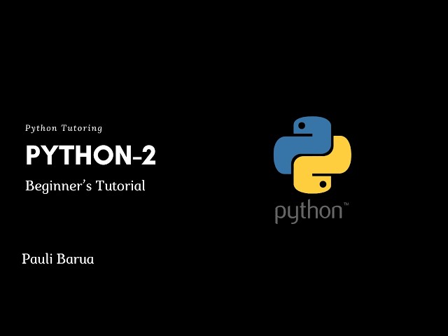 Python For Beginners - Part 2