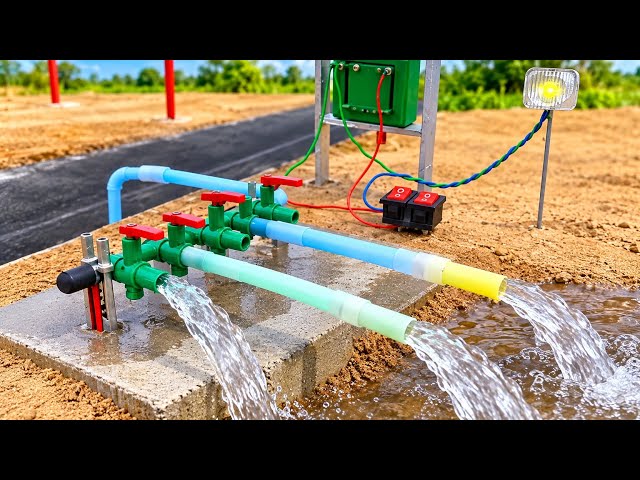DIY Mini Mechanical Water System 💧⚙️ | Amazing Mini Water Pump | Miniature World | Science Project 