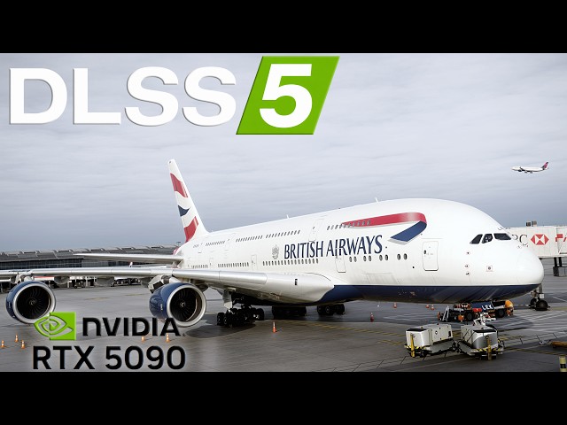 DLSS 5 + RTX 5090 | MSFS 2024 | London → Miami | INSANE GRAPHICS