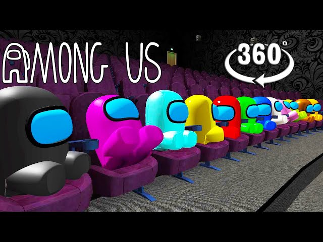 VR 360 Among Us Crewmates at the Cinema