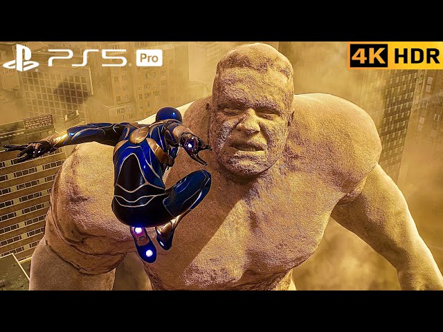 (PS5 Pro) Prowler присоединяется к Iron-Spider в FIGHT Sandman 4K HDR