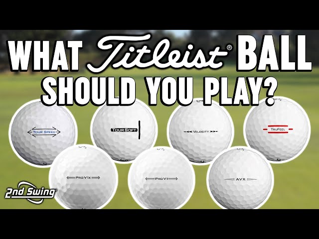 Ultimate Titleist Golf Ball Comparison | Testing Spin on Wedge Shots