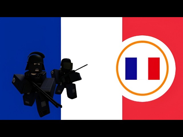 Roblox Post Cold War AI Remastered Groupe d'intervention de la Gendarmerie nationale showcase