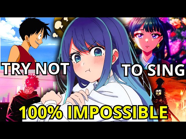 🚫 TRY NOT TO SING OR DANCE: ANIME OPENINGS EDITION! 🎤 (100 BANGER OPENINGS) 🔥