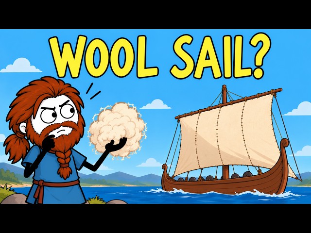 Why Did Vikings Use Wool for Their Ships' Sails?